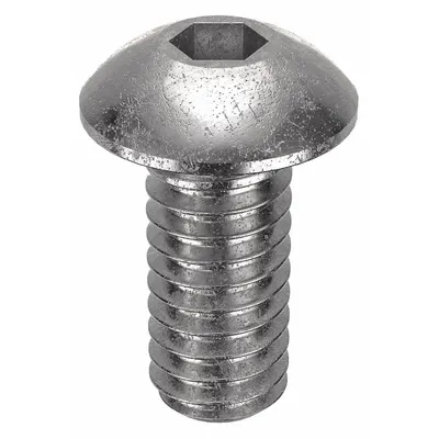 FOREVERBOLT Socket Head Cap Screw: M10x1.50 Thread Size, 25 mm Lg, Button, NL-19, Stainless Steel - Metric System Standard Socket Head Cap Screws