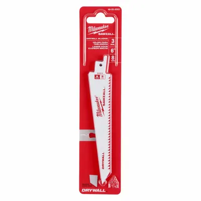 MILWAUKEE 48-00-5053 Drywall & Plaster-Cutting Blade, 6 in, 0.06 in Thick, Steel - Drywall & Plaster-Cutting Blades