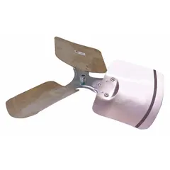 This LENNOX fan blade is a 24-inch diameter aluminum propeller with three blades and a 24° pitch. Designed for clockwise facing discharge operation, it is commonly used in HVAC and refrigeration systems for moving air across condensers or evaporators in commercial rooftop units, air handlers, and condensing units.