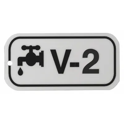 BRADY Lockout Tag: None/ No Header, V-2, Polystyrene, English, Plastic, Holes (MPN 105705) - Safety