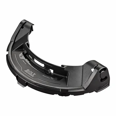 MILWAUKEE Face Shield Frame: Slotted Attachment Type, ABS Plastic/Polycarbonate - Milwaukee Hard Hat Adapters for Face Shields