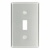 LEVITON Wall Plate: Toggle, 1 Gang, Std Size (MPN 83001)