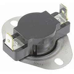 This YORK limit control is a safety device that monitors temperature or pressure in HVACR systems. It interrupts the circuit when conditions exceed safe thresholds, protecting compressors, furnaces, or air handlers. Suitable for commercial and industrial applications.