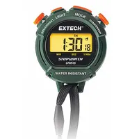 EXTECH Stopwatch: +/-3 Seconds Per Day, Count Up, LCD, 23 hrs, 59 minutes, 59.99 seconds, Audible (MPN STW515)