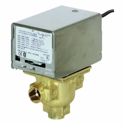 HONEYWELL HOME Hydronic Zone Valve: 4 Cv Flow Rate, 3-Way, 1/2 in Sweat, Spring Return - 2-Way Sweat Connection Zone Valves