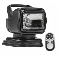 GOLIGHT Spotlight: Rectangular, Spot, Halogen, Handheld Remote, Magnetic, Lighter Plug, Black (MPN 7951GT)