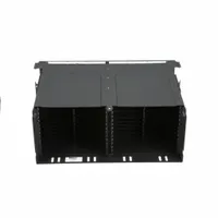 PANDUIT Fiber Optic Rack Enclosure: Full-Wd, 4 RU, 15.11 in Dp, Black Steel, 6.63 in Ht, 19.69 in Wd (MPN FLEX4U06)