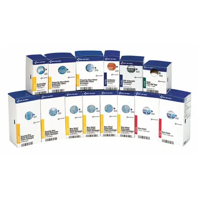 FIRST AID ONLY Complete Refill or Kit: 214 Components, 25 People Served - Complete First Aid Kit Refills