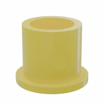 BUNTING BEARINGS Plastic Flanged Sleeve Bearing - Plastic Flanged Sleeve Bearings for Non-Hardened Surfaces