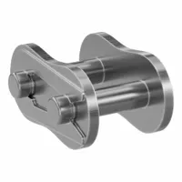 TSUBAKI Connecting Link: For Stainless Steel Roller Chains, 50, Single Strand, 5/8 in Pitch, 5 PK (MPN 50 AS C/L)