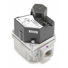 The REZNOR 221525 is a gas valve designed for use in HVAC heating systems. It regulates gas flow to the burner for controlled combustion. This component is suitable for replacement in commercial and industrial unit heaters.