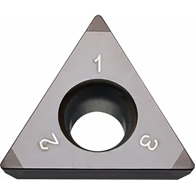 KYOCERA Triangle (T) Indexable Turning Insert, Grade CBN, TPGW332S00435MEKBN10M - Triangle (T) Indexable Turning Inserts