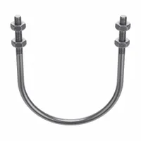 Standard U-Bolt: 3/4"-10 Thread Size, For Pipe Size 10 in, 13 13/16 in Inside Ht, Steel, Plain (MPN U17272.075.1000)