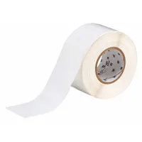 Continuous Label Stock: 3 in x 300 ft, Polyester, White (Gloss), Outdoor (MPN THT-21-423)