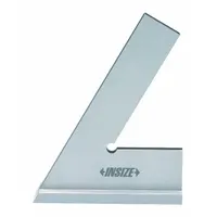 INSIZE Precision Steel Square with Wide Base: 60° Angle, 5-29/32 x 3-29/32 in Outside Dimensions (MPN 4762-150)