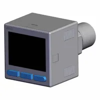 SMC High Precision Pressure Switch: 1/4 in Port Size, 2 NPN/PNP Outputs Open Collector, 12 to 24V DC (MPN ZSE20CF-T-N02-W)