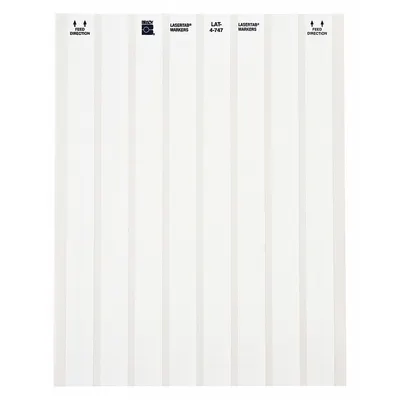BRADY LAT-5-747-10 Polyester Wraparound Label - Brady Precut Label Sheets