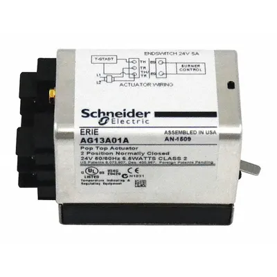 ERIE Actuator: AG13A01A Mfr Part #. Key specifications — Manufacturer Part Number: AG13A01A. - Replacement HVACR Pumps, Valves & Tubing