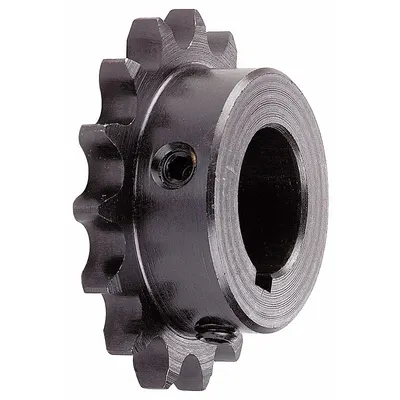 TSUBAKI Single Strand Sprocket: 60, For 3/4 in Chain Pitch, 1 1/2 in Bore Dia, 13 Teeth - Size 60 Fixed-Bore Roller Chain Sprockets