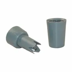 This YSI pH electrode features a plastic body and threaded connection, designed for laboratory pH measurement across the full 0 to 14 pH range. Suitable for water quality testing, chemical analysis, and educational lab applications.