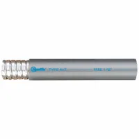 LIQUATITE ALT-18 is a 3-inch trade size, gray, corrosion-resistant liquid-tight metallic conduit from the ALT series. It is supplied in a 25-foot nominal length. This conduit is used in industrial environments to protect electrical wiring from moisture, corrosive elements, and physical damage