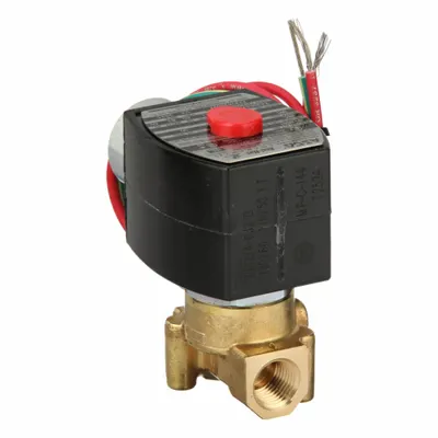 REDHAT Solenoid Valve: 2-Way, Normally Closed, 1/4 in Pipe Size, 110V AC/120V AC - 2-Way/2-Position, Normally Closed Solenoid Valves