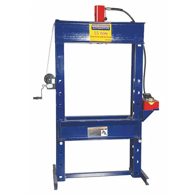 HEIN-WERNER Hydraulic Press: Air, H-Frame - Air-Operated H-Frame Hydraulic Presses