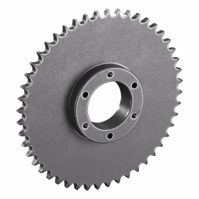 TSUBAKI Sprocket: For 60 Chain, 48 Teeth, 11.467 in Pitch Dia, 11.89 in Outside Dia - Size 60 Bushed-Bore Roller Chain Sprockets