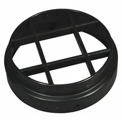 Outlet guard designed for HVACR equipment to shield outlets from debris, pests, and physical impact. Helps maintain airflow and protect system components in commercial and industrial heating, ventilation, air conditioning, and refrigeration applications.