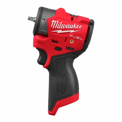 MILWAUKEE Impact Wrench: 1/4 in Drive Size, 70 ft-lb Fastening Torque, 100 ft-lb Breakaway Torque - Milwaukee Cordless Impact Wrenches
