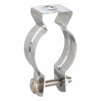 CALBRITE Conduit & Cable Hanger - Screw-On: 1 1/2 in Trade Size, Stainless Steel - Hangers for Conduit & Pipe
