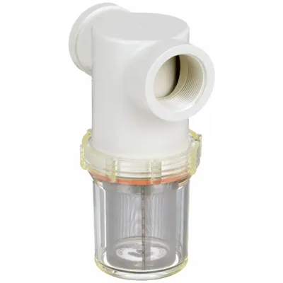 RON-VIK Inline Strainer: Nylon, 1 1/2 in, NPT, Mesh, 0.0117 in Screen Size - Nylon Inline Strainers