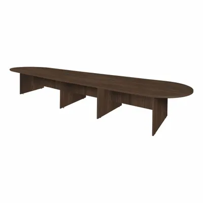 REGENCY Conference Table: Oval, Laminate/Melamine, Neo Walnut, 216 in Overall Lg - Oval Conference Tables