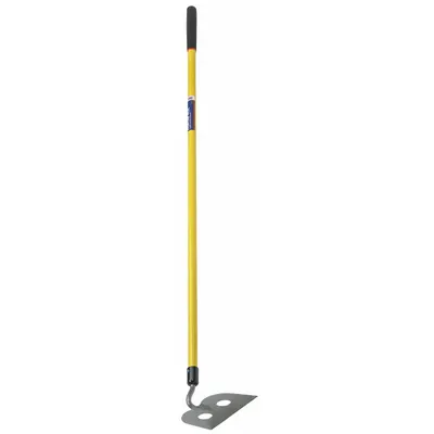 ABILITY ONE Perforated Mortar Hoe: Steel, 7 in Blade Wd, 10 in Blade Lg, Straight - Mortar Hoes