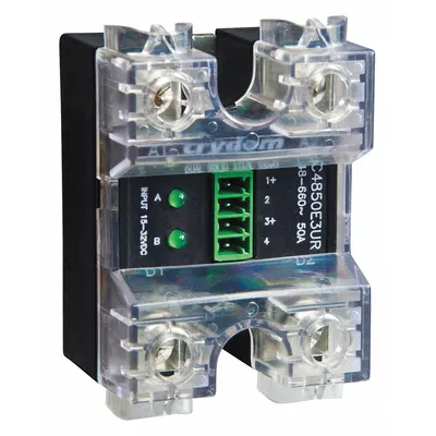 CRYDOM Dual Solid State Relay: Surface Mounted, 50 A Max Output Current, SCR - Surface-Mounted Relays