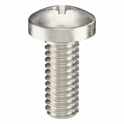 USA INDUSTRIALS Machine Screw: #1-72 Thread Size, 3/16 in Lg, 316, Stainless Steel, Plain - Pan Head Machine Screws