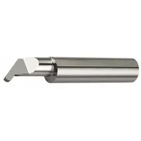 This grooving tool from MICRO 100 is designed for precision grooving, parting, and slotting operations in metalworking. It features a 1/2 inch shank diameter, right-hand orientation, and 3 inch overall length. Suitable for use in CNC lathes and manual machines for creating accurate grooves in workpieces
