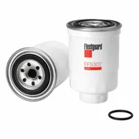 Spin-on fuel filter with outside diameter 3 7/8 in, overall width 4 in, and overall length 4 in. Designed for use in diesel or gasoline fuel systems to remove contaminants and protect injectors and pumps
