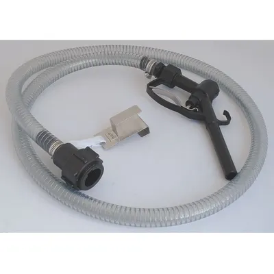 ACTION PUMP Discharge Hose Kit: 1 in FNPT, 1 in Male Camlock, 8 ft Hose Lg - Drum Pump Discharge Hose Kits