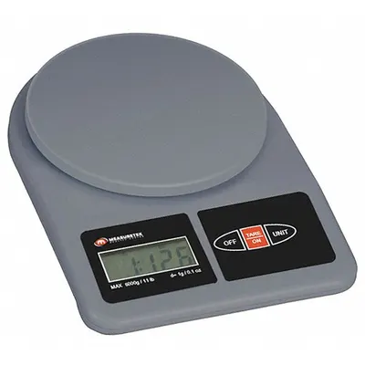 MEASURETEK Industrial Bench Scale: 5 7/8 in x 5 7/8 in, Integrated - Compact Bench Scales