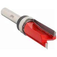 Carbide straight profile router bit with 1/2 in cutter diameter and 1 in length of cut. Designed for routing straight profiles in wood and composite materials in cabinetry and general woodworking applications