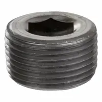Plug: 1/2 in, Threaded, Class 150, 150 psi @ 72°F, Plug, Malleable Iron (MPN ZUSA-PF-23171)