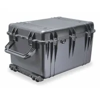 PELICAN Protective Case: 19 5/8 in x 28 1/4 in Inside, Convoluted/Pick and Pluck/Solid, Black, IP67 (MPN 1660)