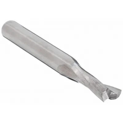 ONSRUD Solid Router Bit: Spiral O-Flute Upcut, 2 Flute, 1/4" Cut Dia - Spiral O-Flute Router Bits for Plastics