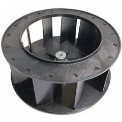 Replacement wheel for HVACR fans, filters, and ventilation systems. Compatible with manufacturer part number G-75. Used in industrial air-moving equipment to maintain proper airflow and system performance.