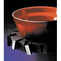 This NORTON diamond flaring cup grinding wheel is designed for precision grinding of carbides and ceramics. It features a 150 grit diamond abrasive with a 1/8 in abrasive depth, suitable for tool sharpening and surface finishing of hard, brittle materials. The wheel measures 3 3/4" diameter, 1 1/2" thickness, and 1 1/4" arbor hole.