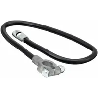 GROTE Battery Cable: Top Post Cable, 4 ga Wire Size, 22 in Overall Lg, Black, 60VDC, Bolt (MPN 84-9228)