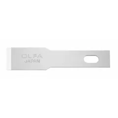 Steel replacement blades for precision knives. Each blade measures 5/16 in width and 0.55 mm thickness. Suitable for detailed cutting tasks such as paper, cardstock, and thin plastics. Sold in a pack of 5.