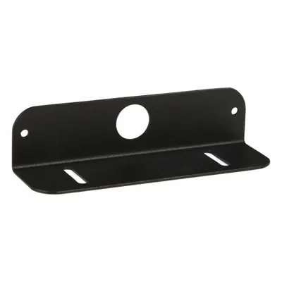 GROTE Mounting Bracket: Mounting Bracket, Black, Steel, 5 in Lg, 1 1/4 in Ht - Vehicle Light Mounts & Brackets
