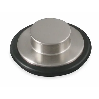 OEM Drain Stopper: Plastic, Stainless Steel, Silver, Push and Pull - Stoppers & Plugs for Sink Drains